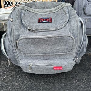 Bag Nation Gray Baby Diaper Backpack